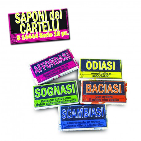 Serie 10 pz saponi dei Cartelli