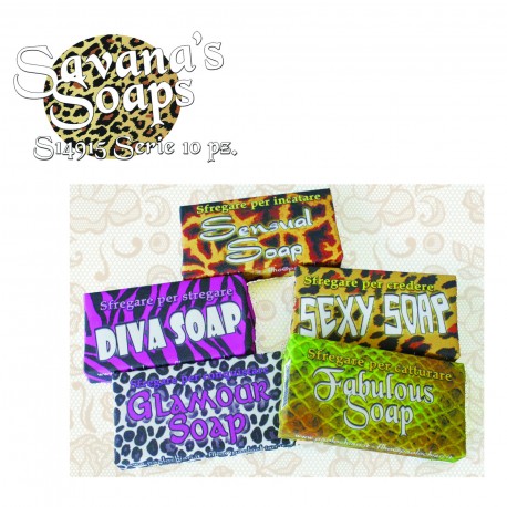 Serie 10 pz Saponi Savana's Soaps